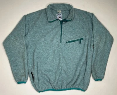 Chaqueta Pullover Vintage Jack Wolfskin Polarsystem 1/2 Cremallera Polar XL Foto 1 de 4