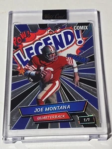Joe Montana 2025 Wild Card Comix Football Rookie And Legends 1/1 Comix  - Picture 1 of 3