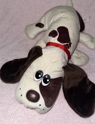 Basic Fun Large  Pound Puppies 2021 15” Puppy Dog Plush Brown White - Image 1 of 4