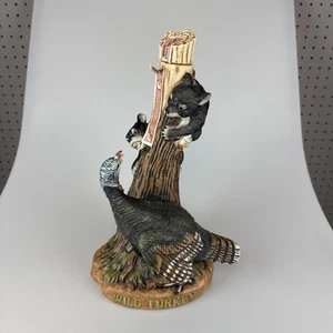 Austin Nichols Wild Turkey & Bears No.9 1985 jarra de porcelana 101 prueba vacía - Imagen 1 de 5