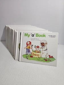 25 X MY FIRST STEPS TO READING A B C Series Books by MONCURE HB LOT Of 22 -b,e - Picture 1 of 17