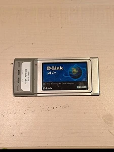 Carte PC sans fil D-Link Air DWL-650 PCMCIA pour ordinateur portable 802.11b - Photo 1/1