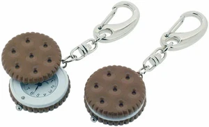 BRAND NEW IMPERIAL BUSCUIT KEY CHAIN MINIATURE CLOCK - Picture 1 of 3