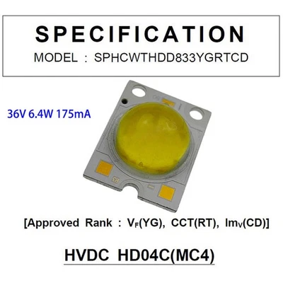 Cuentas de lámpara LED con chip CBO de alta potencia 36V sustrato de aluminio Cuentas de luz LED con chip Foto 1 de 3