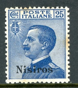 Italy 1912 Nisiros 25¢ Blue Scott #6 MNH L450 - Picture 1 of 6
