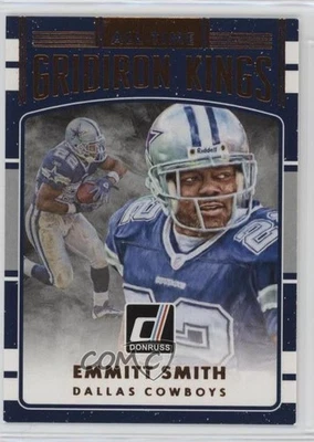 2016 Donruss All-Time Gridiron Kings Emmitt Smith #15 HOF - Image 1 of 2