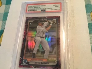 2024 Bowman Draft Bryce Rainer Chrome Refracter Rookie Card PSA 9 - Bild 1 von 2