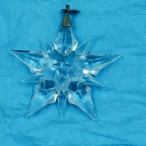 Cristal de Swarovski 2001 3" adorno anual de vacaciones de Navidad - sin caja - Imagen 1 de 9