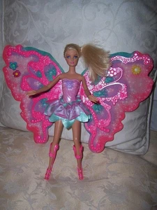 BARBIE DOLL FAIRY FLOWER N FLUTTER BARBIE 2011 original rare shoes - Picture 1 of 1