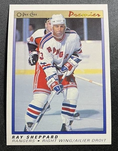 Ray SHEPPARD  - 1991 O-Pee-Chee Premier, New York Rangers - Imagen 1 de 1