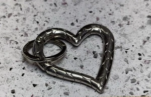 Brighton Pebble Heart Key Fob Key Chain - Picture 1 of 5