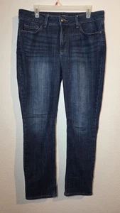 Lee Damen Regular Fit Straight Leg Mid Rise Secretly Shapes Jeans 34 Blau - Bild 1 von 10