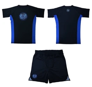 Albino and Preto X Carpe Diem Rash Guard SS Training Short (SET) No Gi Kimono - Picture 1 of 4
