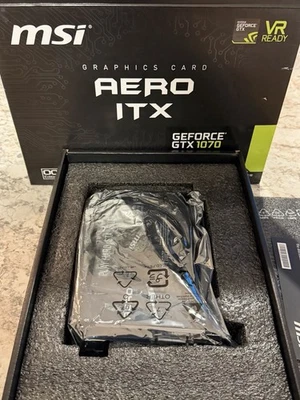 Msi Nvidia Geforce Gtx 1070 Aero Itx Compact Gaming Graphics Card - Image 1 of 2