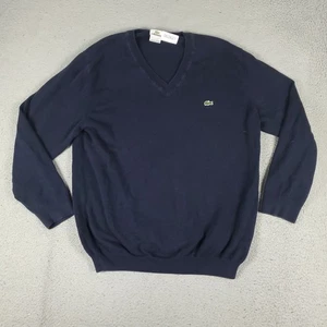 Lacoste Maglione Uomo Taglia 6 Blu Scollo V Pullover Felpa Adulto* - Foto 1 di 9