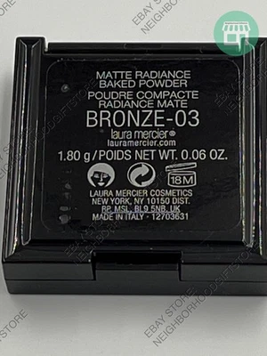Laura Mercier Matte Radiance Baked Powder - Bronze 03, 0.06oz Travel Size NEW - Image 1 of 4