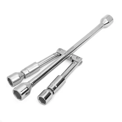 WORKPRO 14-Inch Universal Folding Lug Wrench, 4-Way Cross Wrench - Image 1 of 4