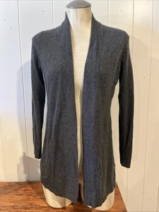 Women’s Charter Club Luxury 100% Cashmere Grey Cardigan XS - Picture 1 of 8