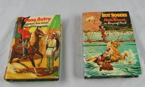Vintage Lot Of 2 Gene Autry Arapaho War Drums Roy Rogers River Peril - Bild 1 von 1