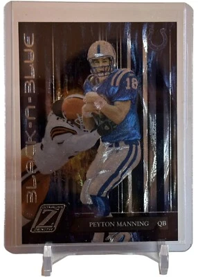 2005 Donruss Black N Blue Peyton Manning Football Colts Card #BB-18 W/Top Loader - Image 1 of 3