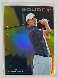 2021 UD Goodwin Champions Goudey #G45 Collin Morikawa Platinum Black & Gold /249 - Picture 1 of 2