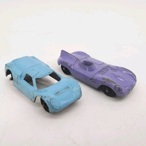 Lot Of 2 TootsieToy Midget Series Ford GT Jaguar D Type Race Car 1:64 Scale - Picture 1 of 14