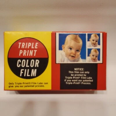 Película de colección triple impresión laboratorios 126 colores hecha en EE. UU. Exp. Junio 1974 Precintado Foto 1 de 3