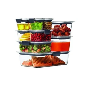 Food Storage Container, 20 Piece Variety Set, Clear Tritan Plastic - Picture 1 of 3
