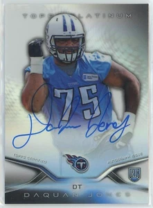 DaQuan Jones 2014 Topps Platinum Rookie automático #45 - Imagen 1 de 2
