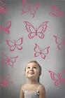 The Decal Guru Butterfly Wall Art Vinyl Stickers Diy Nursery Or Girls Room Decor