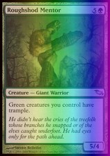 Magic the Gathering MTG Roughshod Mentor (128) Shadowmoor   LP FOIL