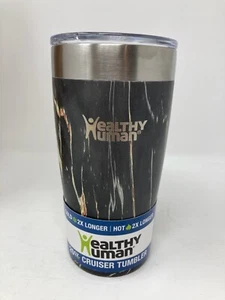 Copa de crucero de viaje Healthy Human 32 oz con paja | ónix negro NUEVO - Imagen 1 de 12