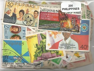 Lot 200 timbres des Philippines - Picture 1 of 1