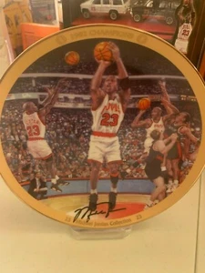 MICHAEL JORDAN BRADFORD EXCHANGE UPPER DECK "1992 CHAMPIONSHIP" W COA PLATE - Picture 1 of 4