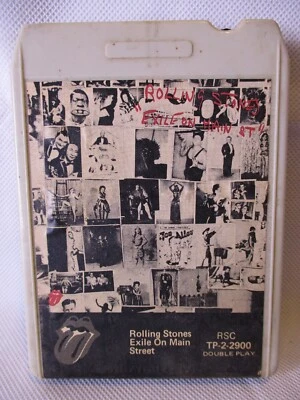 The Rolling Stones Exile On Main St. 1972 8 Track Tape Gray Shell, TP 2-2900 - Image 1 of 3
