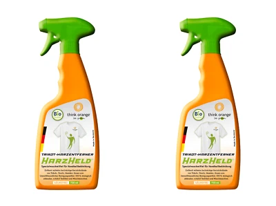 Special detergent resin remover jerseys handball resin hero 2x750ml sprayer - Image 1 of 2