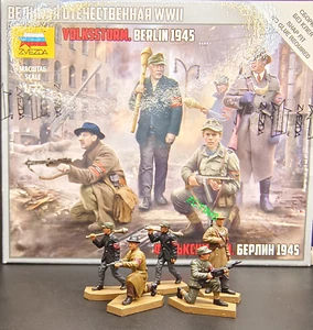1/72 Volkssturm tedesco Berlino 1945 soldati Berlino conquistati prodotto finito Mo - Foto 1 di 1