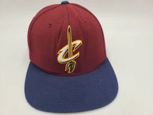Cleveland Cavaliers Mitchell & Ness Snapback Hat Cap Men NBA Basketball Red Blue - Picture 1 of 16