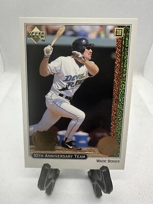 1998 Upper Deck Wade Boggs 10th Anniversary Team #X15 New York Yankees - Image 1 of 2