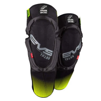 EVS TP199 Knee Guards 2 Black/Hi-Viz Pair - Image 1 of 4
