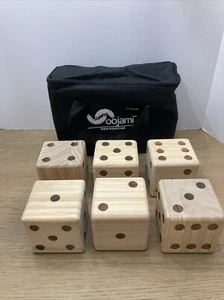 Oojami Giant Wooden Lawn Dice - Yard Die Game - Bild 1 von 5
