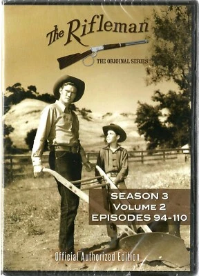 THE RIFLEMAN: Season 3 Volume 2 (Episodes 94-110) (DVD 1961) Chuck Connors - NEW - Image 1 of 2