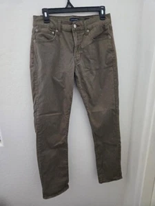 Lucky Brand 121 Men's Pants Size 30 X 32 Brown 5-Pocket Slim Fit Straight Leg - Picture 1 of 2
