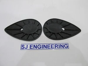 BSA A7 A10 A50 A65 B25 B40 B44 C15 C25 PETROL TANK BADGE BACKING RUBBER PAIR 024 - Picture 1 of 8
