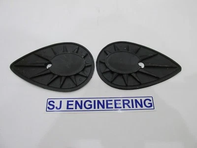 BSA A7 A10 A50 A65 B25 B40 B44 C15 C25 PETROL TANK BADGE BACKING RUBBER PAIR 024 - Image 1 of 4