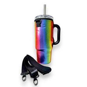 Vaso Radiant Rainbow 40 oz con funda de mango - Imagen 1 de 2