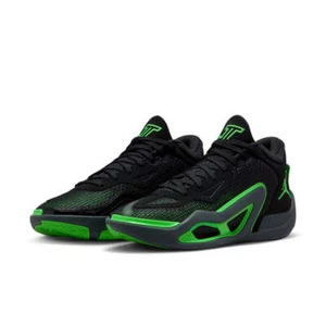 BRAND NEW! Nike Men's Jordan Tatum 1 PF Basketball Shoes DZ3330-003 Black/Green - Picture 1 of 6