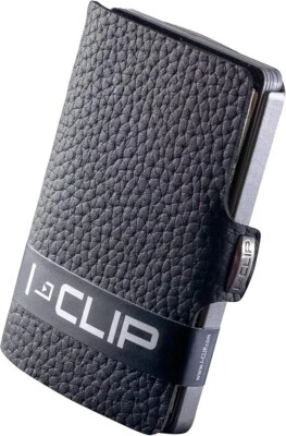 I-CLIP Original Mini Geldbörse mit Geldclip - Slim Wallet - Leder Geldbörse - - Bild 1 von 4