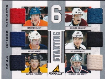 2011-12 Pinnacle Starting Six Threads #40 Nugent-Hopkins/Landeskog/Hodgson/York/ - Image 1 of 2