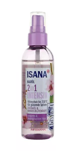 Aceite capilar Isana 2 en 1 intensivo con aceite de jojoba y fragancia de almendras 100 ml - Imagen 1 de 2